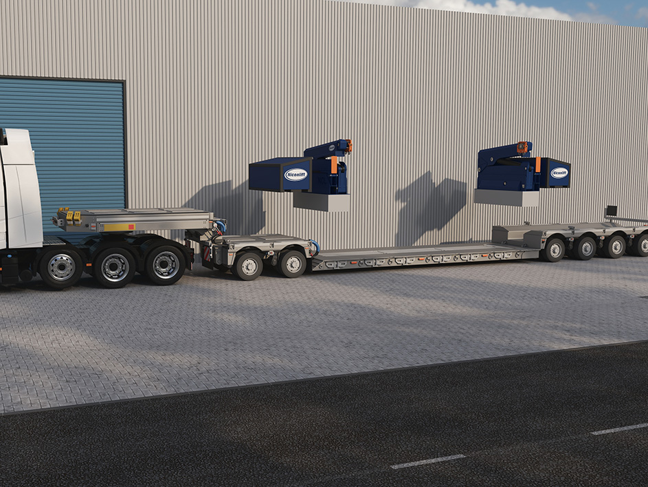 Afneembare sideloader systeem van Niconlift