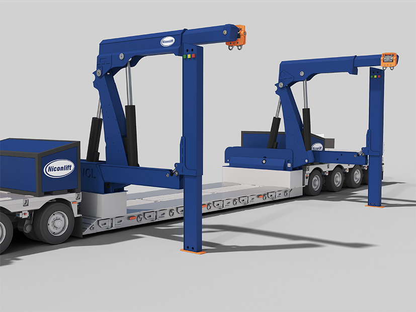 Afneembaar sideloader systeem - Niconlift Lowbed Lifter